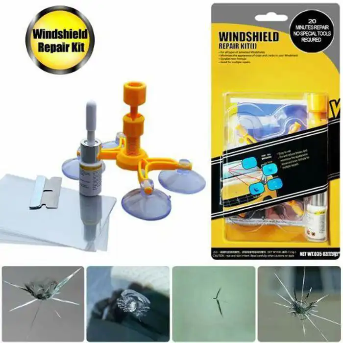 Car Windshield Repair Kit - مجموعة إصلاح زجاج السيارة - صورة المنتج
